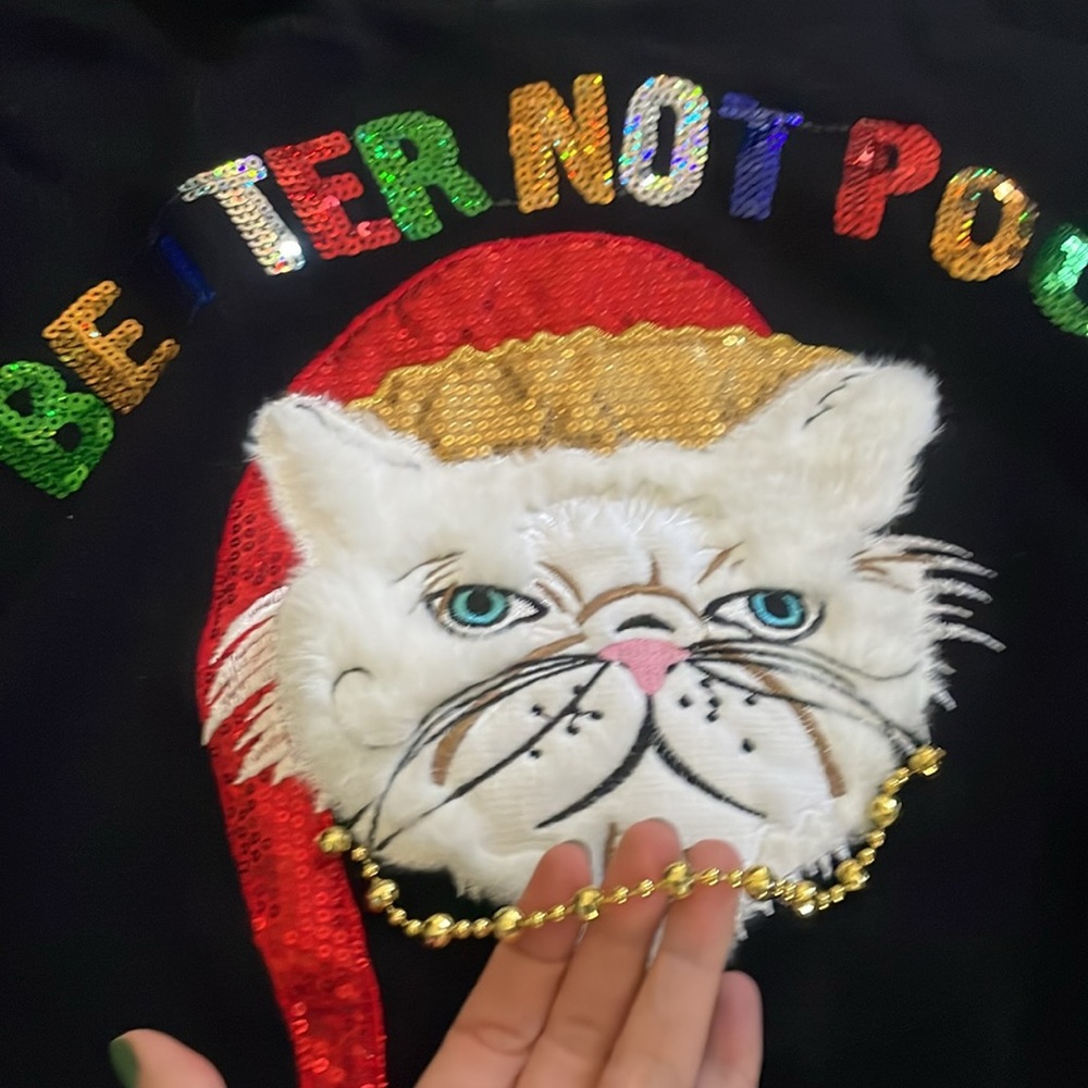 Grumpy Cat Christmas sweater - Picture 2 of 5